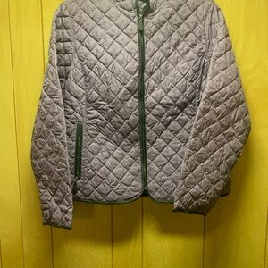 Ladies Purple Goosedown Eddie Bauer Quilted Jacket XL